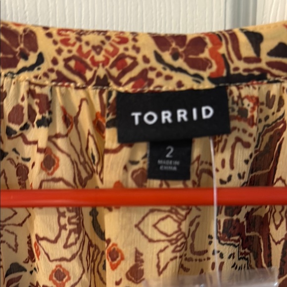 Paisley Print Torrid Blouse - Picture 2 of 8